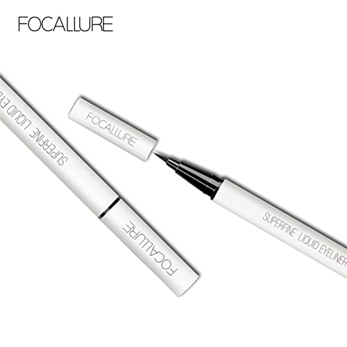 Focallure Superfine Black Liquid Eyeliner Pencil,Smooth Touch & Quick Dry Eye Liner Pen,Long Lasting Waterproof Eyeliner Makeup #TOP5
