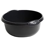 Casa 28cm Round Washing Up Bowl Midnight Black