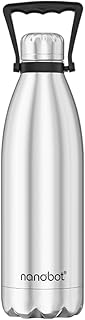 NANOBOT Kryo 1500 ML Insulated Water Bottle 1.5 Litre, 36 Hr Hot and 48 Hr Cold I Leak Proof Lid, ISI Certified I Vacuum I Price In India