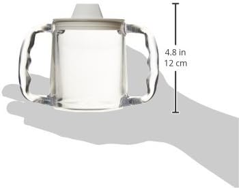 Diagram showing dimensions of Homecraft Two-Handled Mug