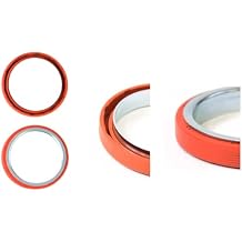 LowPricedAutoParts Premium Viton Double Lip Rear Main Crankshaft Seal w/Included Metal Sleeve - Fits Ford Explorer Ranger Mustang 4.0L 1995-2011 & More