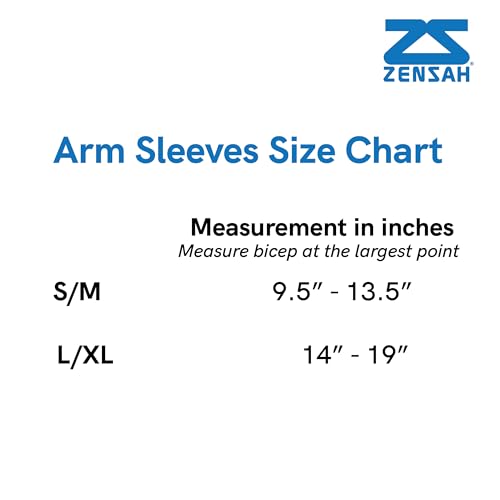 Zensah Compression Arm Sleeves - Made in USA, Thermal Arm Warmers for Cycling and Running with UV Sun Protection2