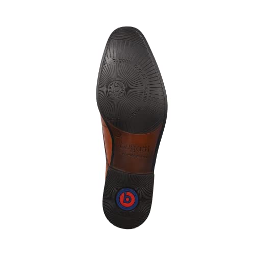 bugatti Herren Businessschuhe, Männer Business Schnürer,Low-tie,schnürschuhe,Anzugschuhe,Derby schnürung,Office,büro,Cognac (6300),47 EU / 11.5 UK