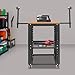 SHZULUSE Rolling Planer Stand with Wheels, 550 Lbs Capacity Height Adjustable Workbench, Mobile Tool Stand with Extension Rollers for Planer, Miter Saw, Chop Saw, Woodworking Power Tools