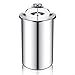 Yuanpgky Macchina per prosciutto in acciaio inox con termometro per carne fatta in casa, carne e hamburger vegetariani, capacità 0,9 kg (cavo) immagine