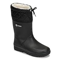 Aigle Woody Warm Rain Boot, Noir, 10 UK Child
