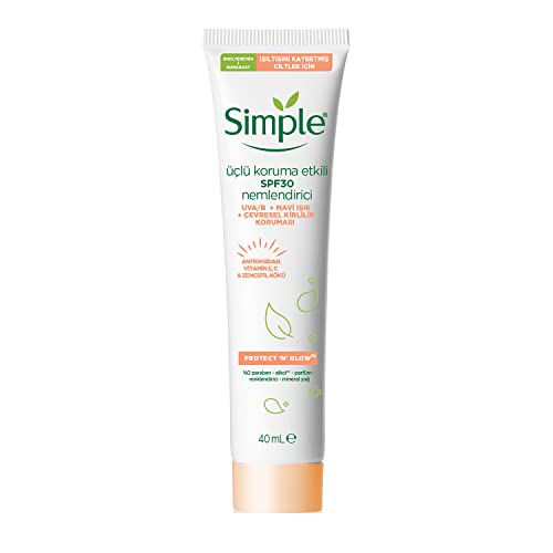 Protect 'N' Glow Üçlü Koruma Etkili SPF30 Nemlendirici Işıltısını Kaybetmiş Ciltler için, 40 ml