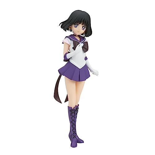 Banpresto BP88597P Super Sailor Saturn Figura de Acción, Pretty Guardian Sailor Moon Eternal The Movie, Glitter&Glamours, 18 cm, Multicolor