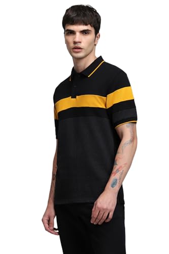 Image of Dennis Lingo Men's Cotton Solid Slim Fit T-Shirt