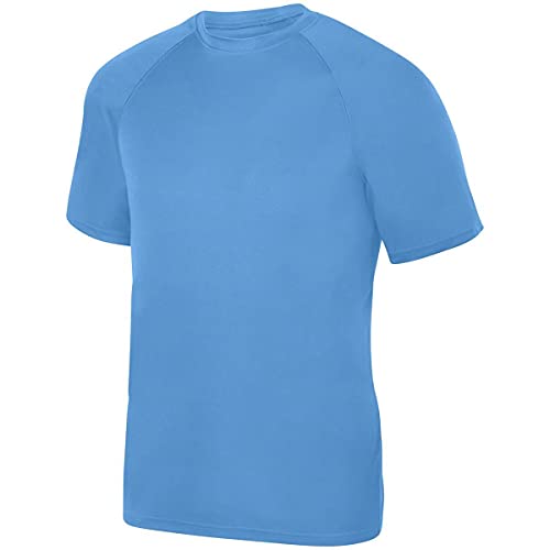 Augusta Sportswear Men's Wicking Tee Shirt, Columbia Blue, Small