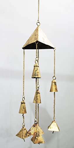 Carillon à vent rustique vintage, le cadeau idéal pour terrasse