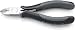 Produktbild Knipex Elektronik-Seitenschneider mit eingesetzter Hartmetallschneide ESD mit Mehrkomponenten-Hüllen 135 mm 77 02 135 H ESD
