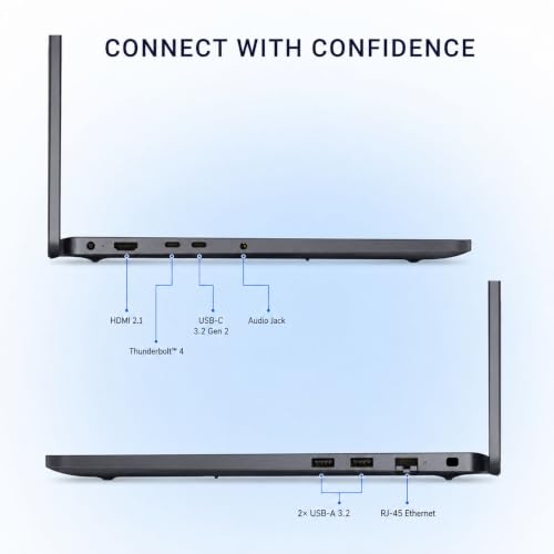 Image of Dell Pro 16 PC16250 Business Laptop, 16 inch FHD+ IPS Anti-Glare Display, Intel Core 5 120U, 64GB DDR5 RAM, 2TB NVMe SSD, Backlit Numeric Keyboard, Thunderbolt 4, Wi-Fi 6E, Windows 11 Pro