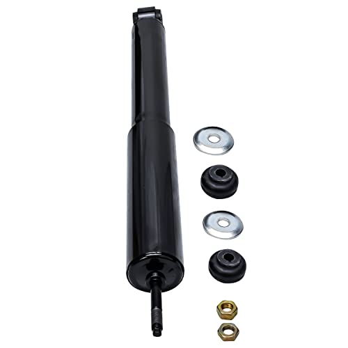 Image of Detroit Axle - Front 2pc Shock Absorbers for 80-96 Ford Bronco F-150, 2 Shock Absorbers Assembly 1980 1981 1982 1983 1984 1985 1986 1987 1988 1989 1990 1991 1992 1993 1994 1995 1996 Replacement