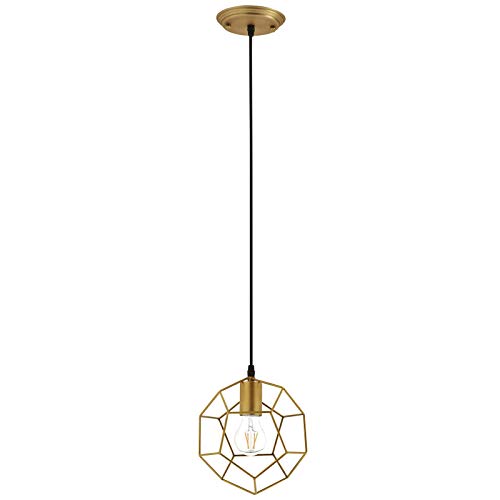 Modway Pique Geometric Rose Gold Stainless Steel Metal Pedant Light Ceiling Lighting Fixture In #TOP1
