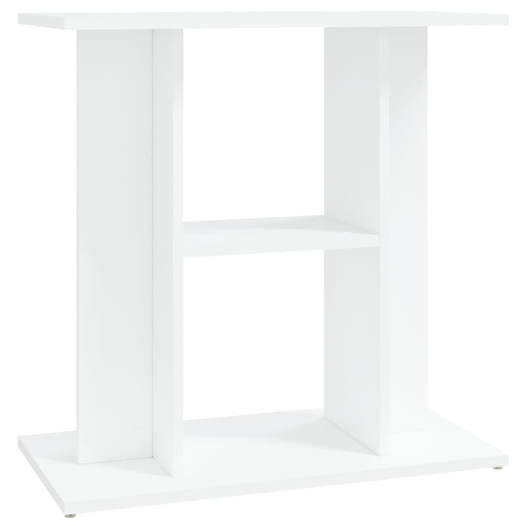 vidaXL Soporte para Acuario Madera de ingeniería Blanco 60x30x60 cm