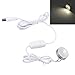 2Pcs Mini Spot Lights with Dimmer, LED Spotlight Jewelry Cabinet Dimmable Wall Light, LED Spotlight Mini USB Dimmable 5V Light with 2m Cable (Netural Light)