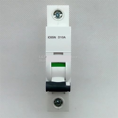Disjoncteur miniature IC65N 1P D10A protégeant contre les surcharges de moteurs
