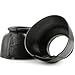 Jeffers Equine Bell Boots for Horses – Heavy-Duty Rubber Overreach Protection, Soft & Durable with Double Strap Closure, Black – Equestrian Essentials for Training, Travel & Sports - Small Size