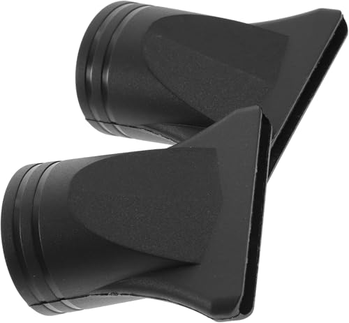2Pcs Black Blow Dryer Attachment Not Universal Professional Hair Dryer Attachment Dryer Nozzle Replacement Narrow Concentrator Blow Flat for Diameter 4.3cm to 4.5cm Diffusers Hair Dryers Accessories