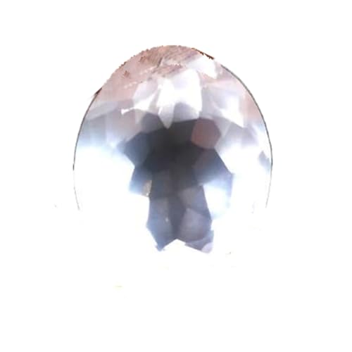 Quartz rose naturel cabochon ovale facetté 15x12x7mm pour la fabrication de bijoux
