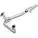 MagnaFlow Direct-Fit Catalytic Converter Standard Grade Federal/EPA Compliant 93307 - Stainless Steel 2in Main Piping, 52in Overall Length, Pre-and-Post Converter O2 Sensor - F-150/F-250/Bronco