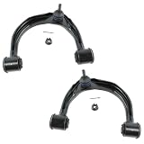 TRQ Front Upper Driver and Passenger Side Control Arm and Ball Joint Set 2 Piece for 2016-2023 Toyota Tacoma 2005-2015 Tacoma 4WD 2005-2015 Pre Runner RWD 2015 TRD Pro 4WD