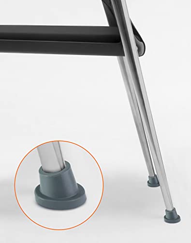 Qwork Replacement Feet For Shower Chair Bath Seat, 4 Pack 1-1/8" I.d Slope Rubber Tips Non Slip Shower Bench And Tub Transfer Benches Suction Cup Feet #TOP4