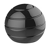 Fantes Jouet de Bureau Rotatif Cinétique Stress de Soulagement de l'anxiété Soulagement de l'anxiété TDAH (Dia-38mm, Noir)