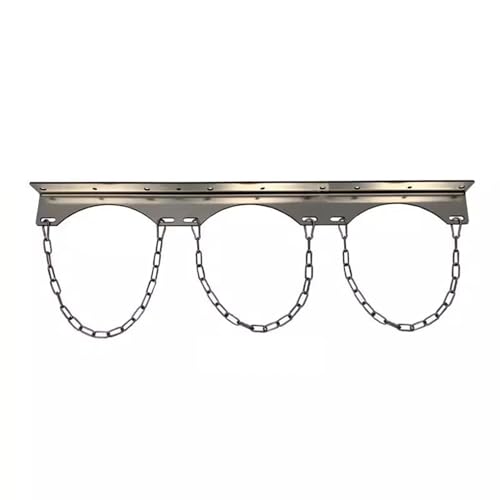 Carro para Cilindros, Estante de Acero para Almacenamiento de Gas, Tanques de pie, Estante para Cilindros de oxígeno, Soporte de Acero Inoxidable para Tanques de oxígeno de Montaje en Pared: