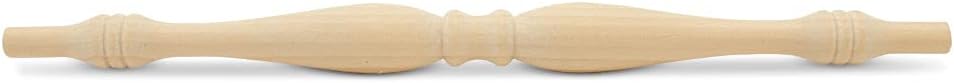 Wooden Baluster Spindles 11-1/2", Pack of 6 Spindles for Crafts, Woodworking, and Furniture, by Woodpeckers