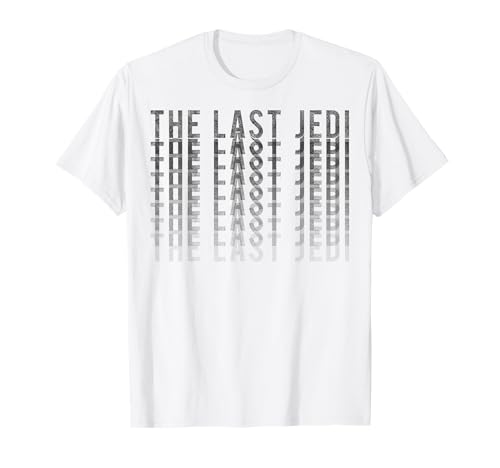 T-shirt Star Wars Last Jedi imprimé effet délavé pour fans de la saga