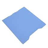 Zunate K2 Cool Plate, 270x293mm Low Temperature Cold Build Plate, Double Sided Textured Printing Board Sheet Bed Platform for PLA PETG, Easy Removal & Wash, Blue