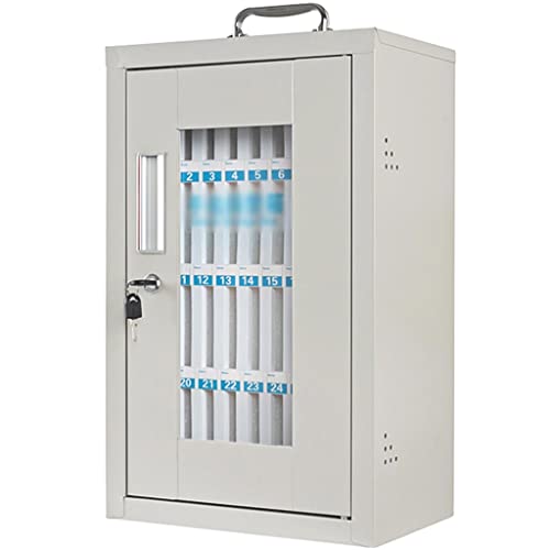 Depósito seguro for teléfono móvil, con caja de casillero de almacenamiento con asa, caja transparente de acero con cerradura, gabinete de almacenamiento for teléfono móvil for personal de estudiantes Cover