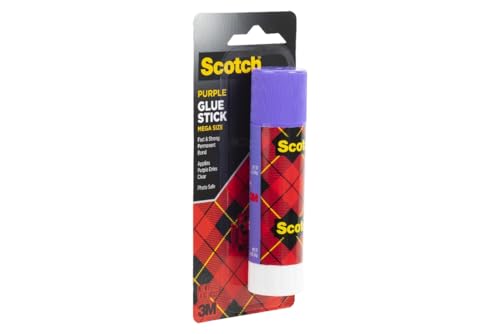 Image of Scotch Mega Purple Glue Stick, 1.4 oz, Acid Free and Non-Toxic (6108-MEGA)