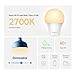 TP-Link Tapo Smart Light Bulbs, 800 Lumens (60W Equivalent), 2700K Soft Warm White LED Bulb, Dimmable, Compatible with Alexa and Google Home, No Hub Required, A19 E26, Tapo L510E (4-Pack)