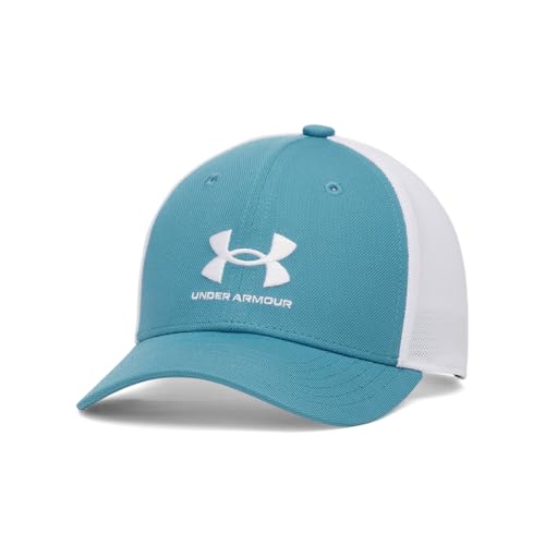 Under Armour Boys' Blitzing Trucker Hat, 466 Blue, OSFM