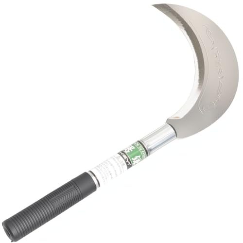 King of The Sickle Brush Clearing Sickle with Carbon Steel Blade and Aluminum Handle, Professional Clearing Tool for Vines, Undergrowth and Small Saplings