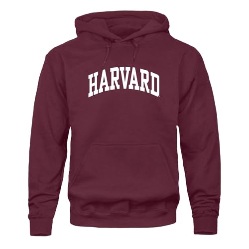 Barnesmith Harvard University, Crimson, Adult Unisex Hooded Sweatshirt, Classic, Crimson, Large