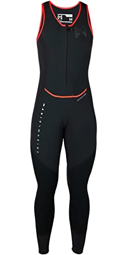 Magic Marine Calzoncillos Long John Mujer Racing 1.5mm de 1,5 Flatlock - Negro - Estiramiento fácil - Wetsuit Size - S