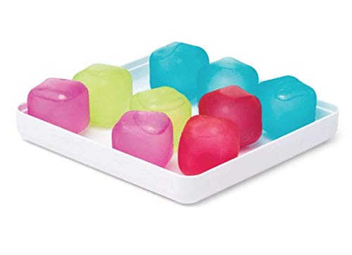 Reusable Ice Cubes and Tray Rainbow