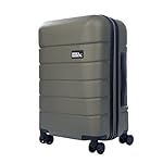 Eddie Bauer Glacier Checked 30" Luggage | Hardside | Spinner Wheels | Expandable | Lightweight | Travel Essentials - Sprig Green - Image 4