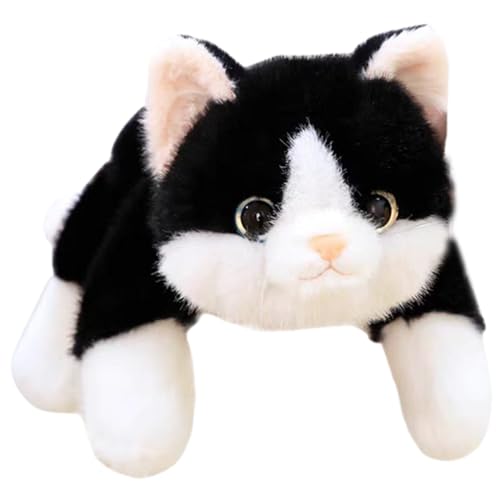Peluche lestée chat mignon de 30cm en coton PP doux pour enfants et adultes