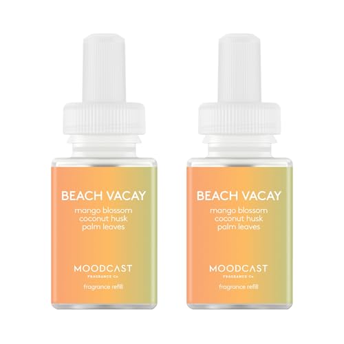 Pura & Moodcast Home Scent Refill - Smart Home Air DiffusertOX - lߑւ1{ő120Ԃ̃v~AtOX - ƒpKi - ňSȃfBt[U[tOX 