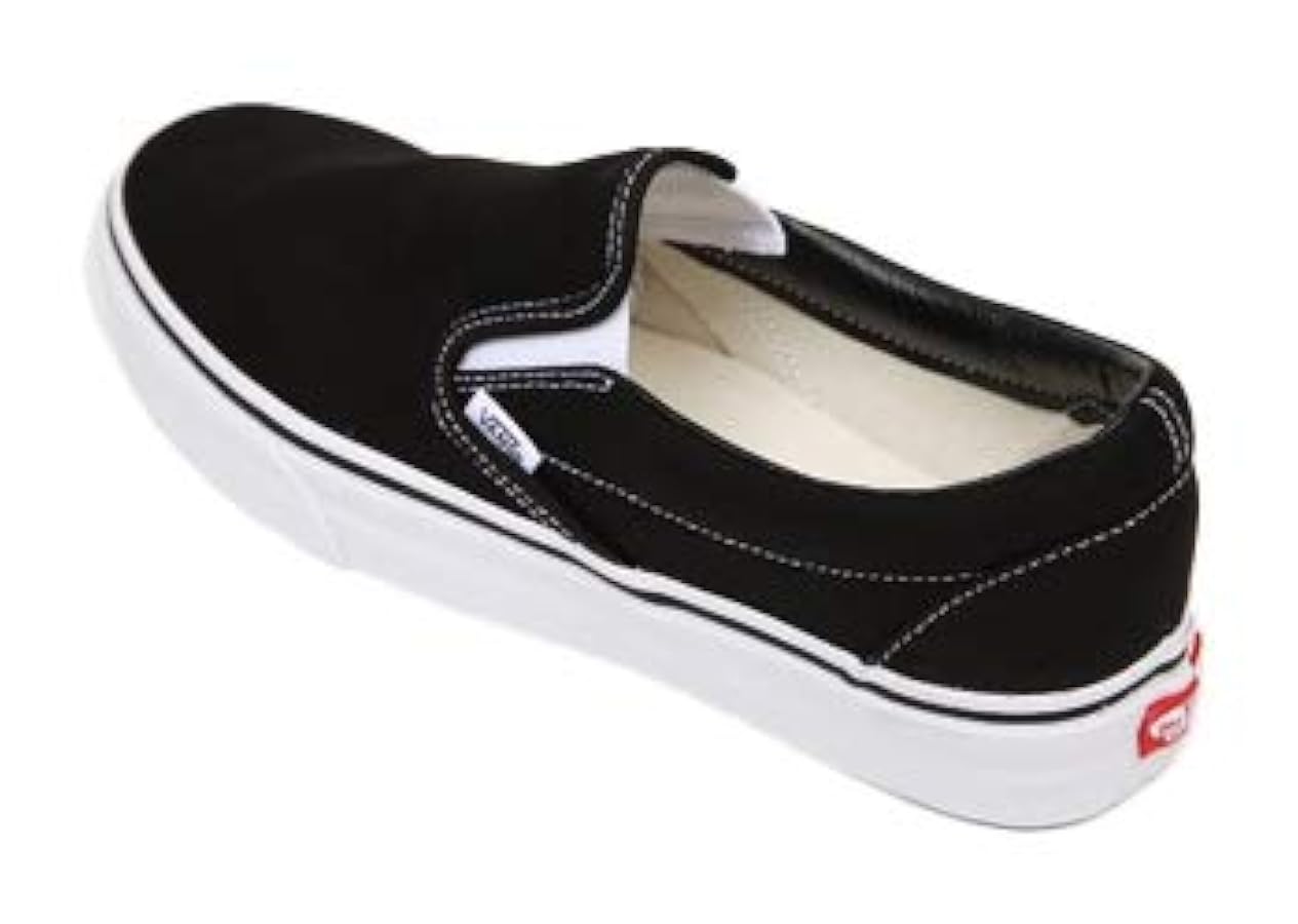 VANS スリッポン ブラック 黒　28cm（US10） VANS - 28cm vans レザースリッポン 即完売希少モデル US10