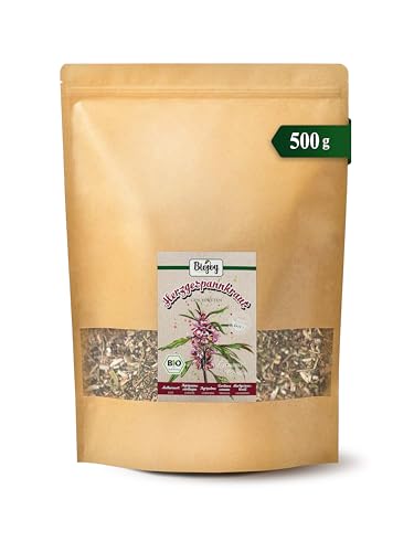 Biojoy BIO-Herzgespann Tee (500 g) Herzgespannkraut getrocknet und geschnitten (Leonurus Cardiaca)