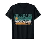 Recuerdo del Orgullo de Las montañas Vintage de Colorado Camiseta