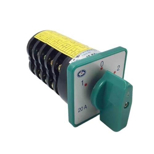 Interrupteur HZ5-20/4 pour inverser le sens de rotation d'un moteur triphasé 4kw