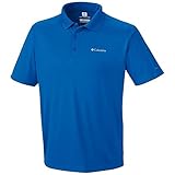Tejido Omni-Wick Columbia Zero Rules Polo Shirt - Camiseta para Hombre, Color Azul, Talla XXL