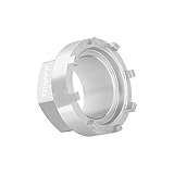 AMSLSIU Strumento per ghiera di bloccaggio per bicicletta Strumento di bloccaggio manuale smontaggio della ghiera 8 tacche 41,25 mm
